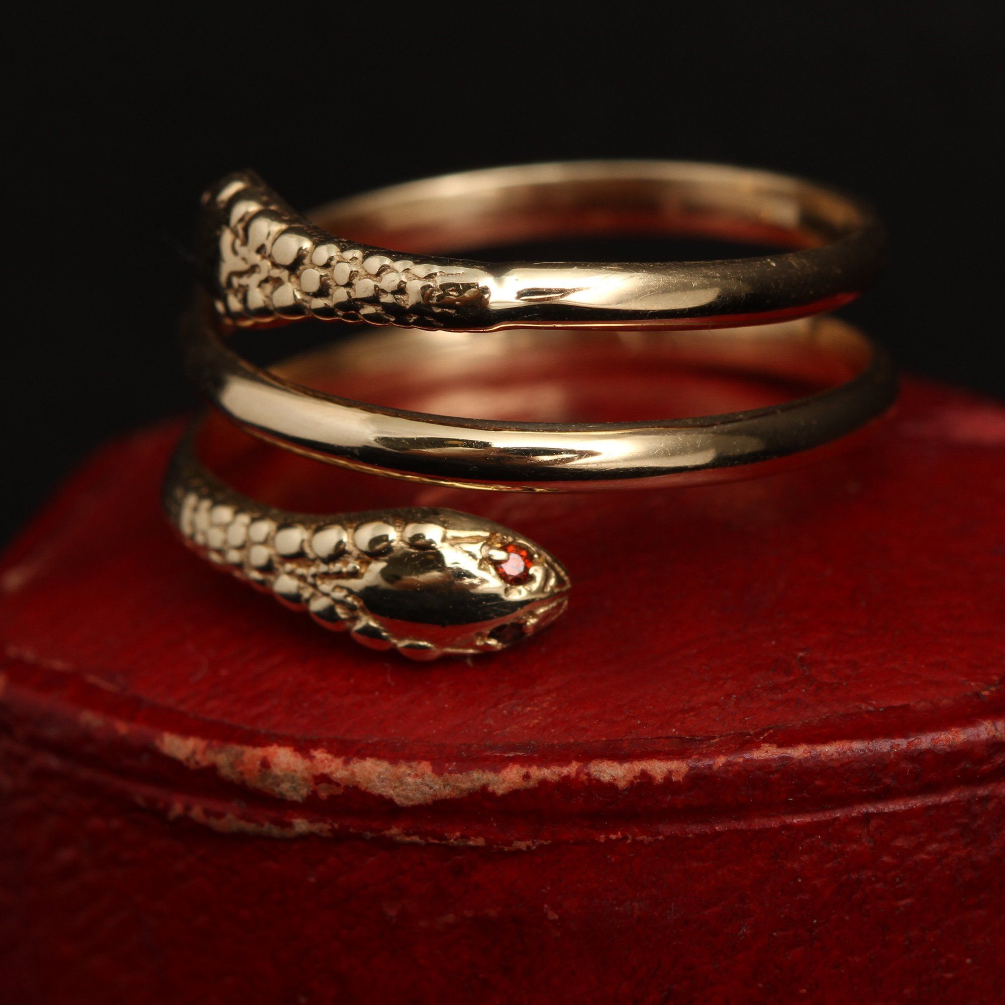 Detail of Two-Headed Snake Ring