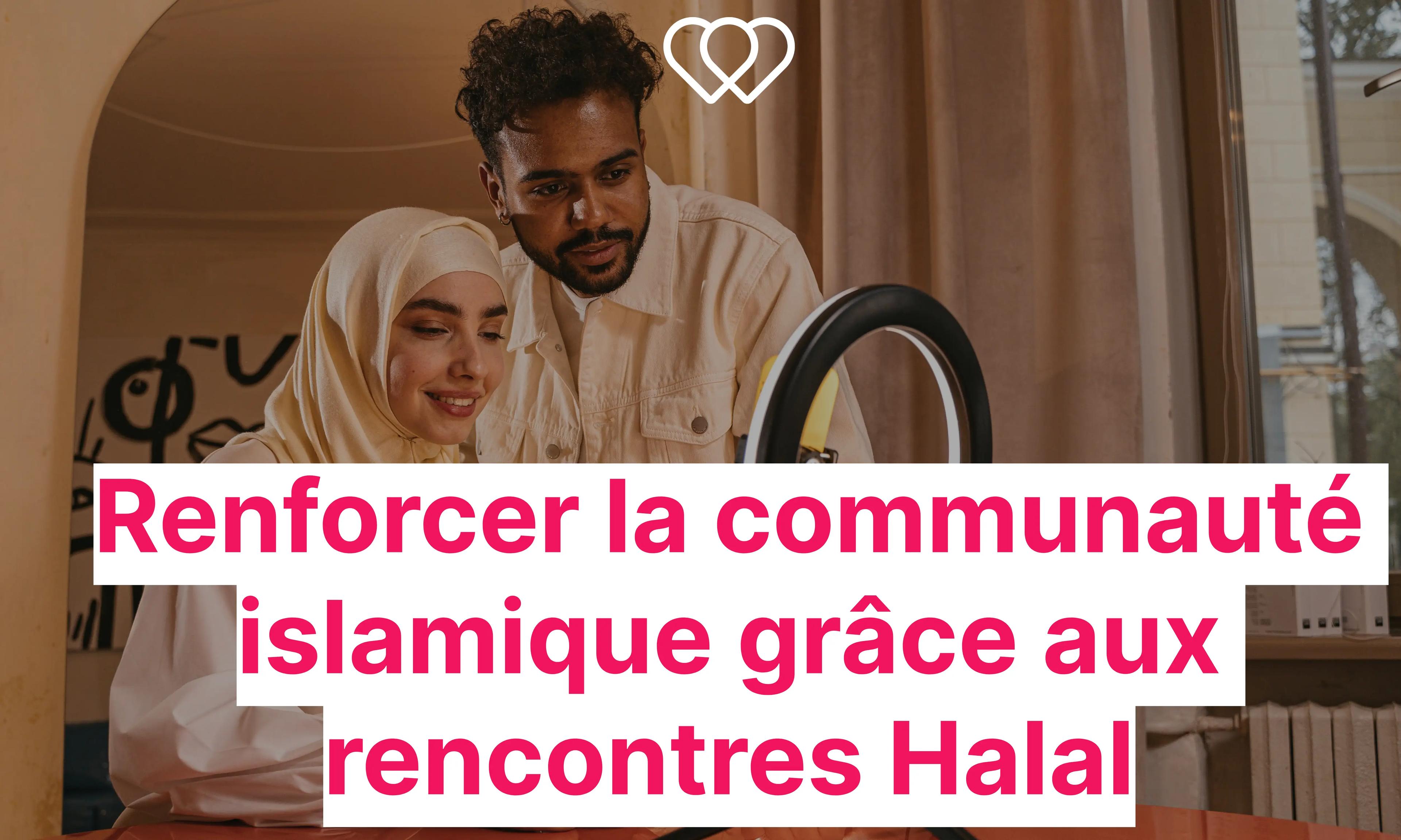 Couple Muslman devant une caméra