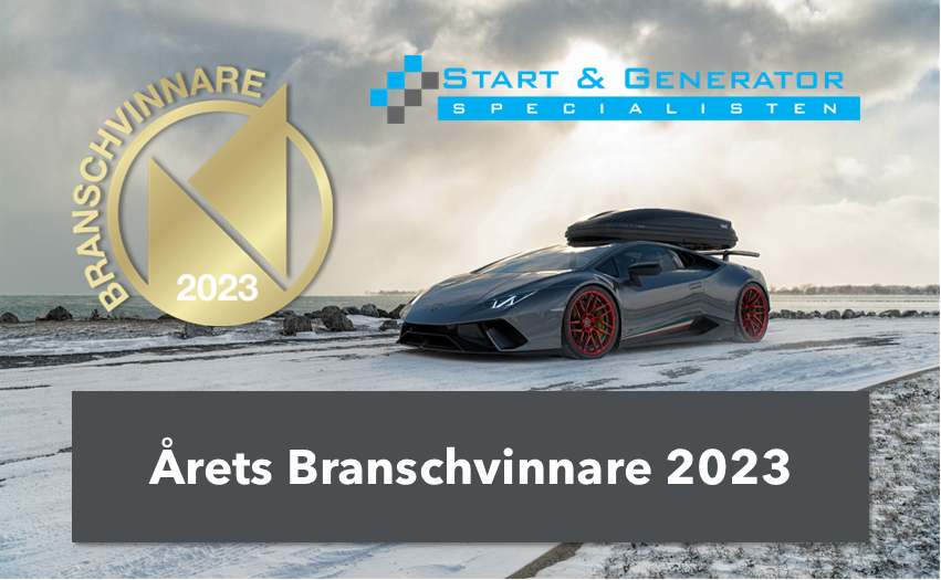 Start & Generator Specialisten är årets Branschvinnare 2023.