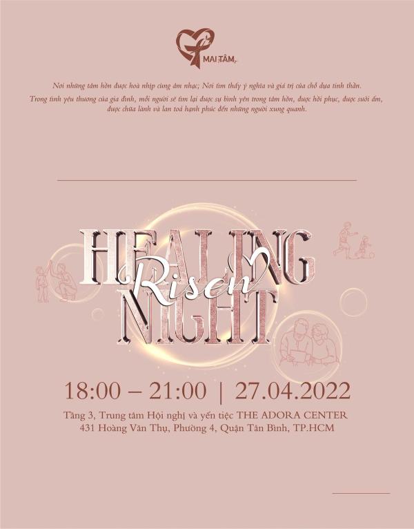 Healing Night - Risen, đêm nhạc của kết nối và chữa lành