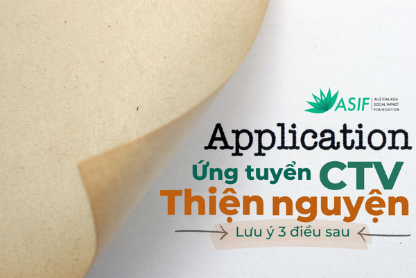 Ứng tuyển CTV thiện nguyện - Chuẩn bị 3 điều sau