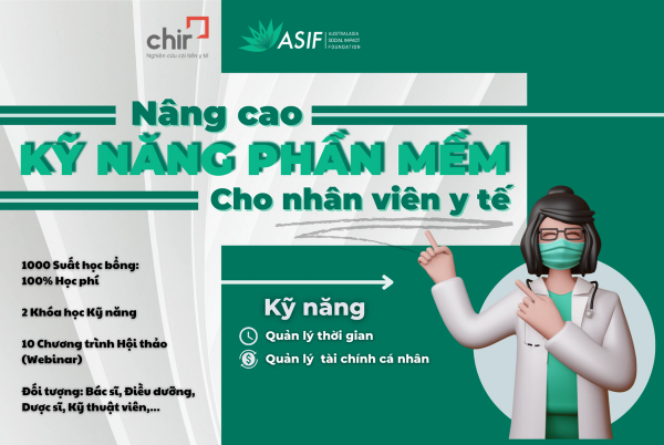 ASIF tài trợ 1000 suất học bổng cho nhân viên y tế Việt Nam