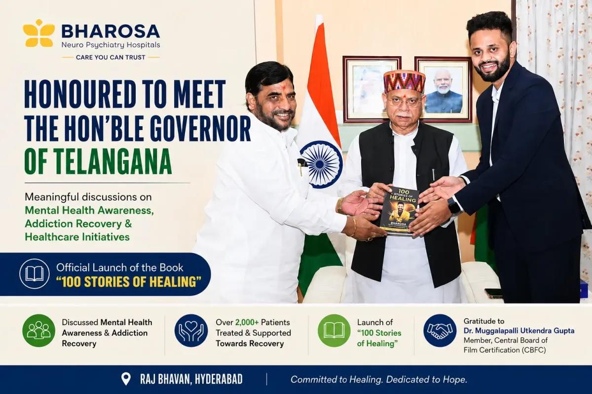 Honoured to meet the Hon’ble Governor of Telangana