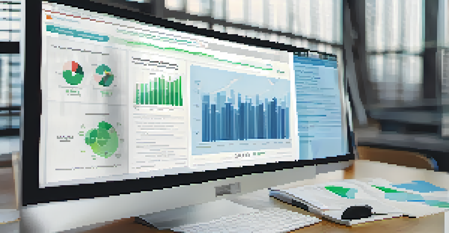 A close-up of a computer screen showing a government website with data visualizations on public expenditures.