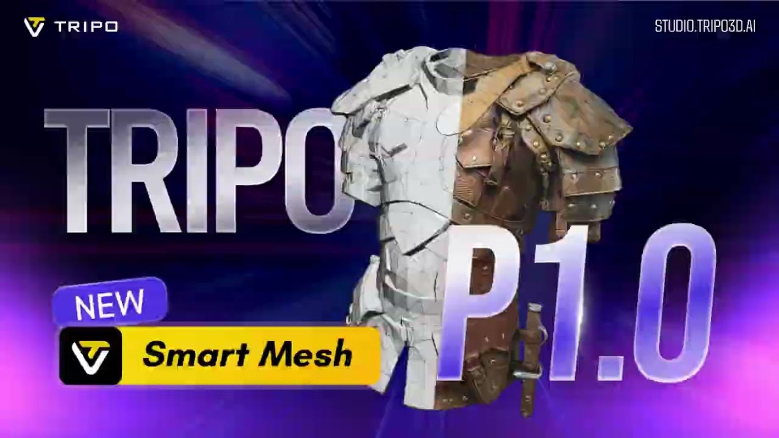 Tripo P1.0 is live