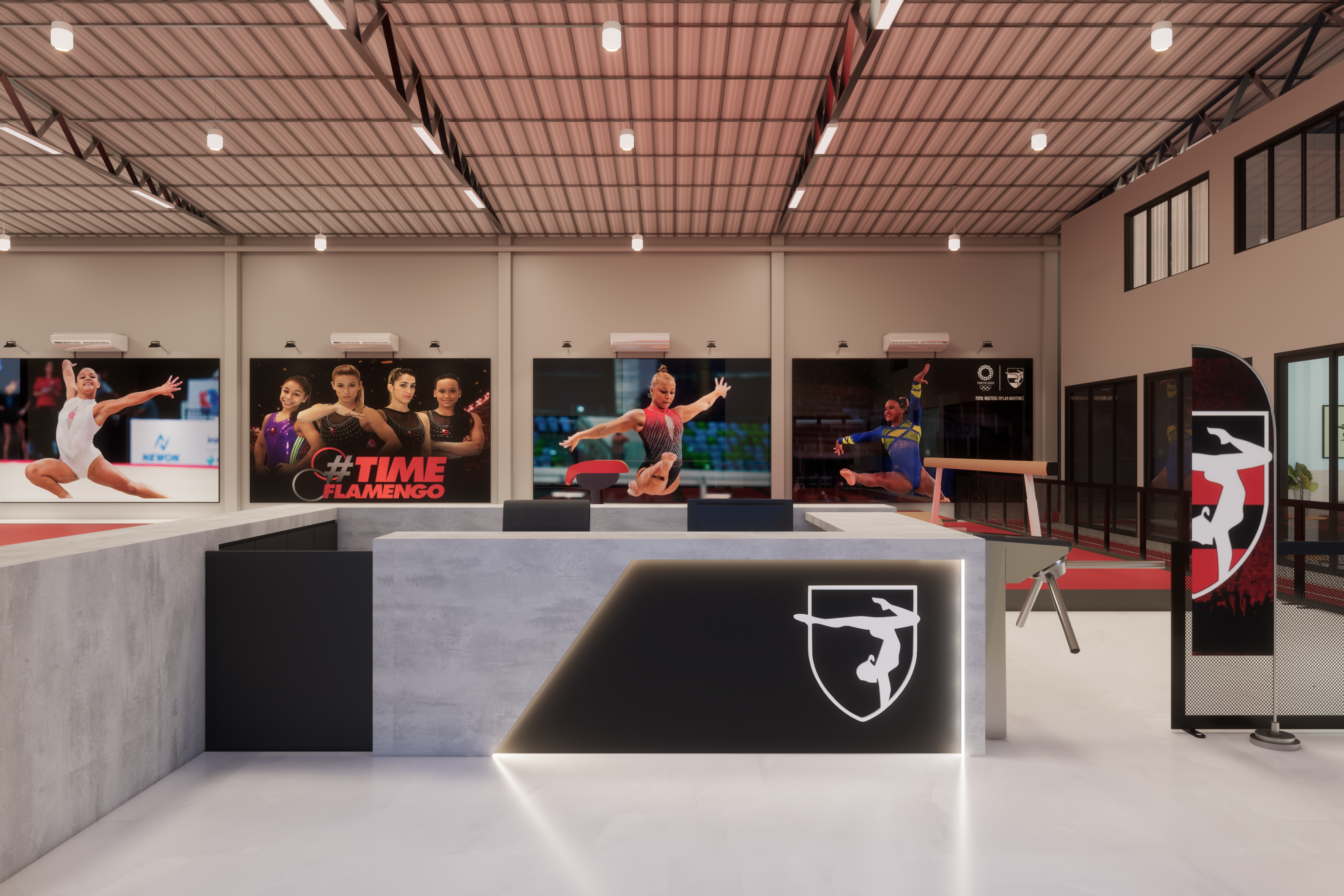 Imagem do projeto: Escola de Ginástica Artística do Flamengo