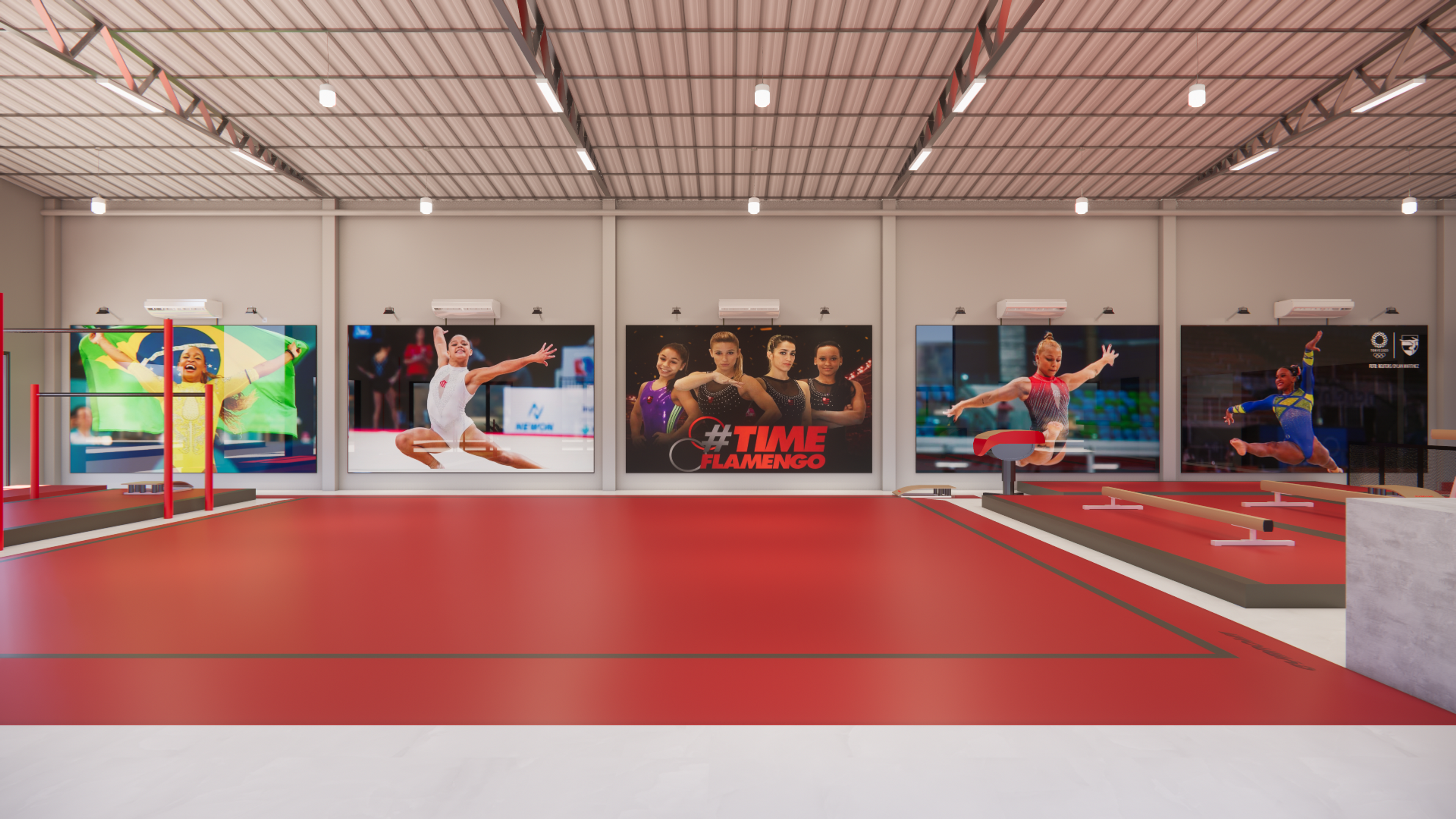 Imagem do projeto: Escola de Ginástica Artística do Flamengo