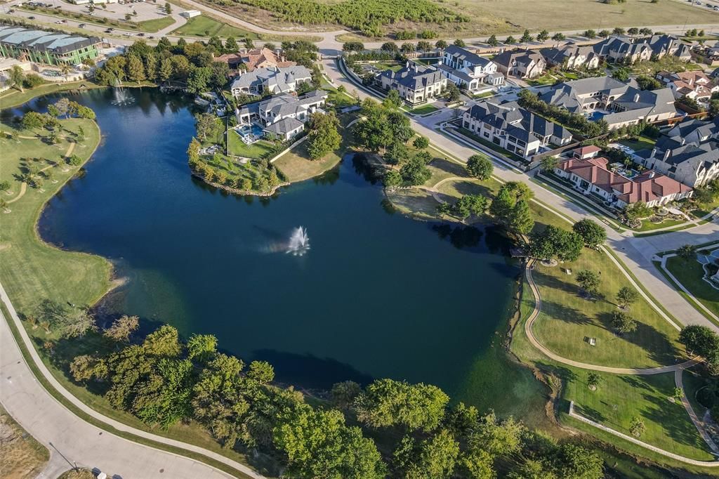 A private fishing lake, walking trails, and a real amenity center.