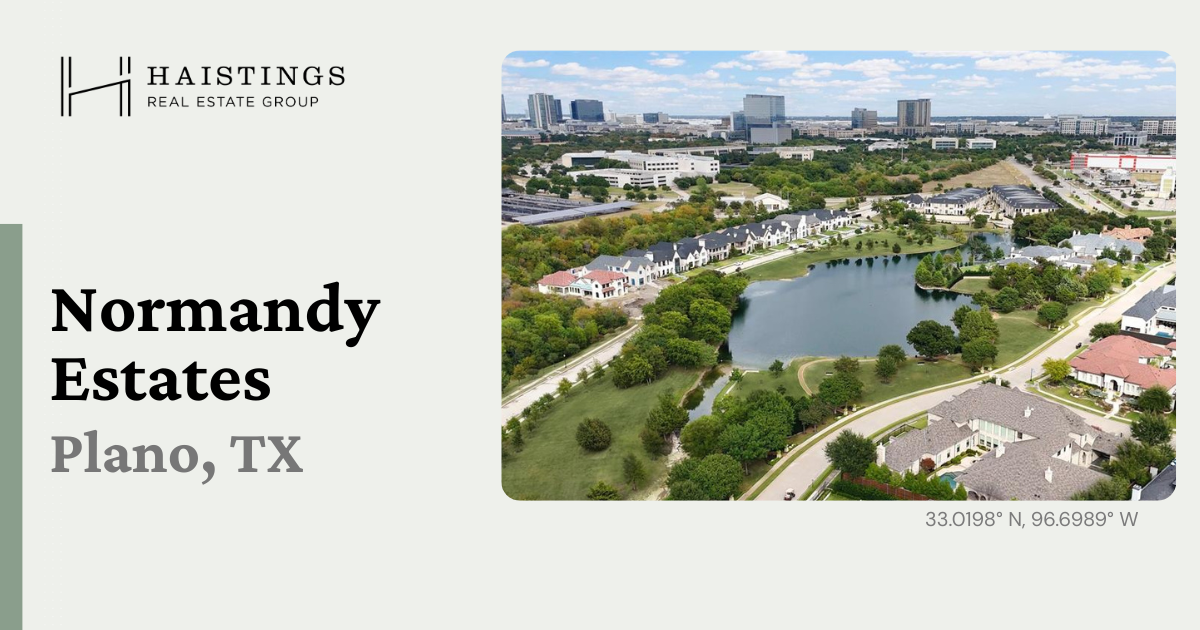 Normandy Estates neighborhood in Plano, TX