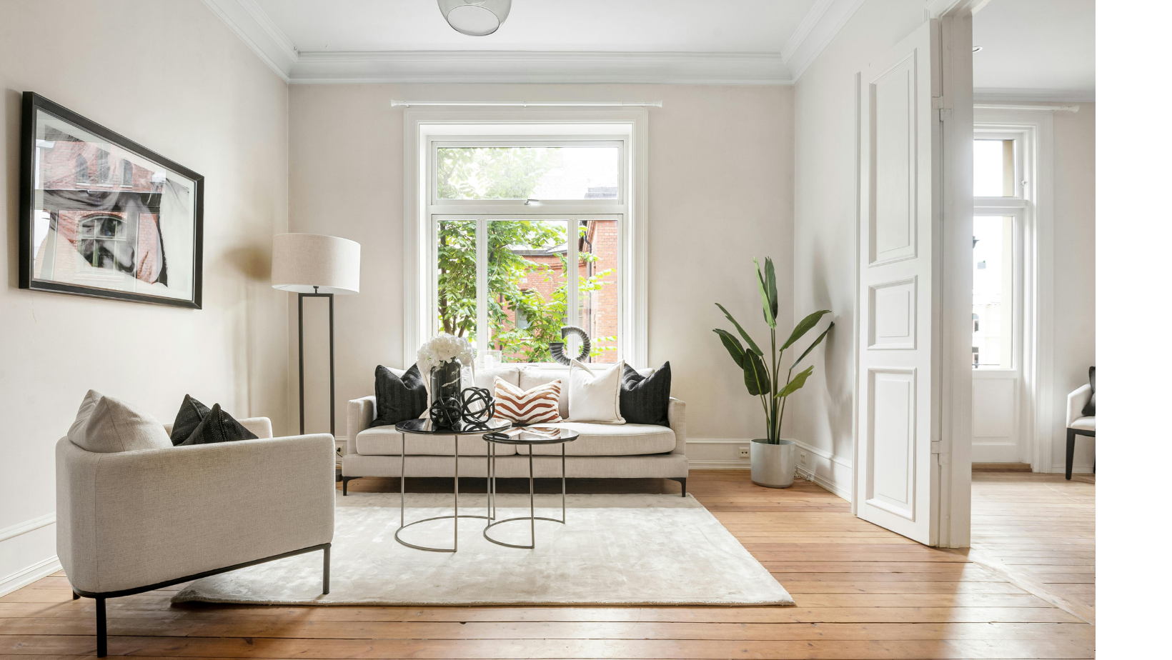 Interior — Plano luxury home living area