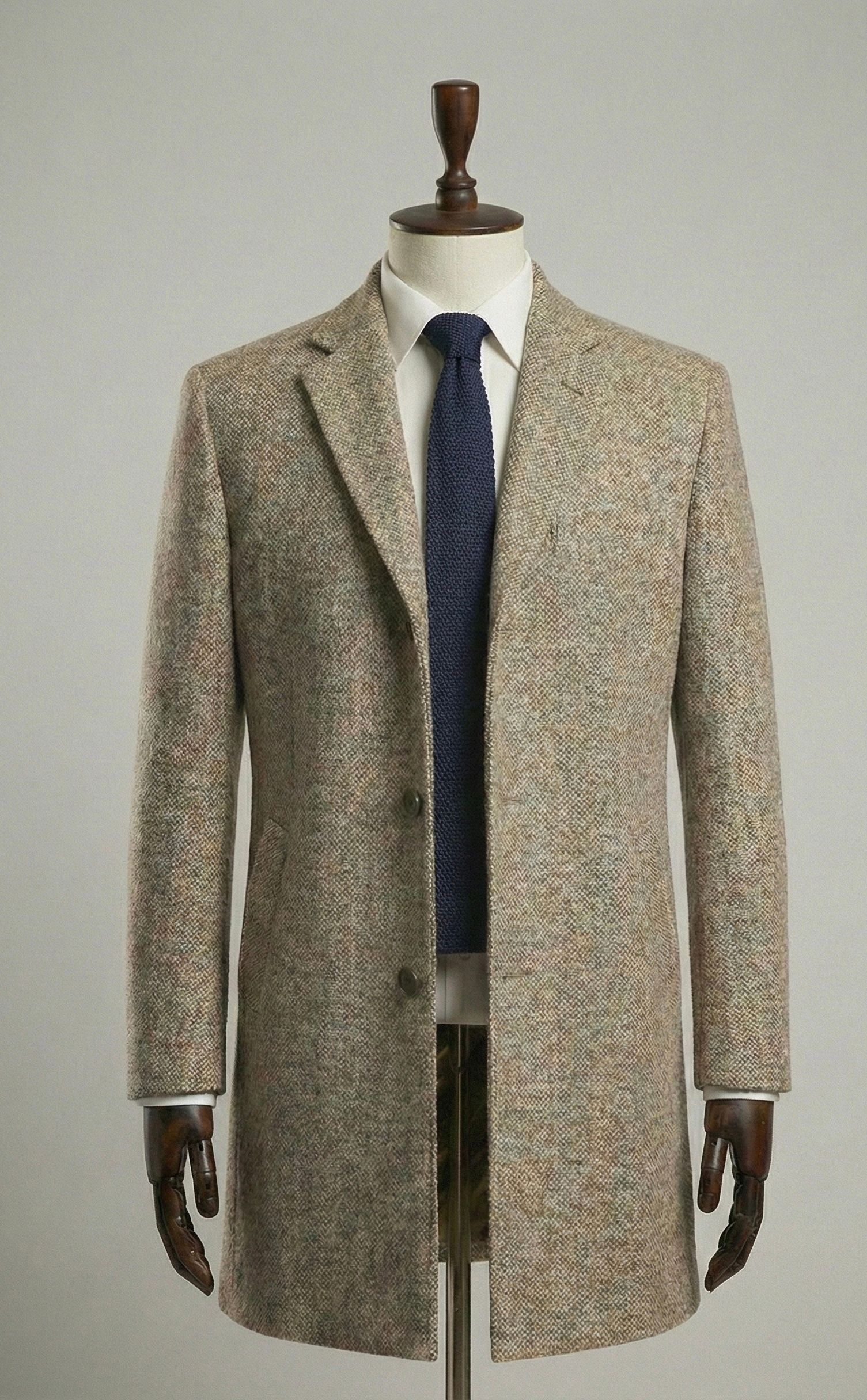 Светло-коричневое пальто “Ombré Rosse” - миниатюра 2