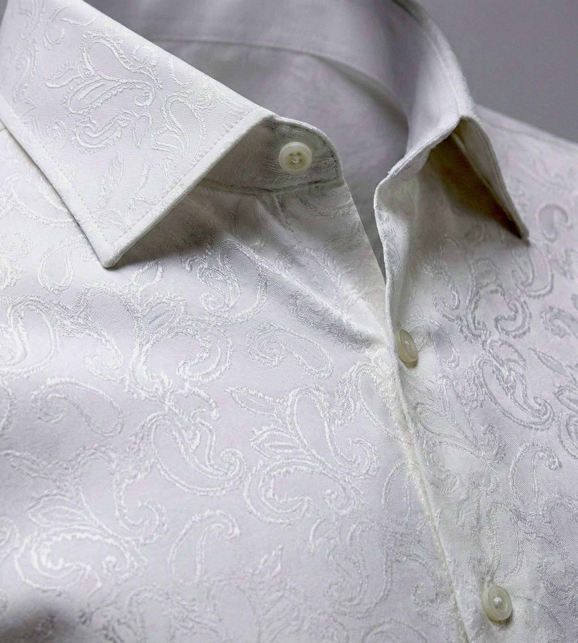 Рубашка Ivory приталенная с принтом - миниатюра 2