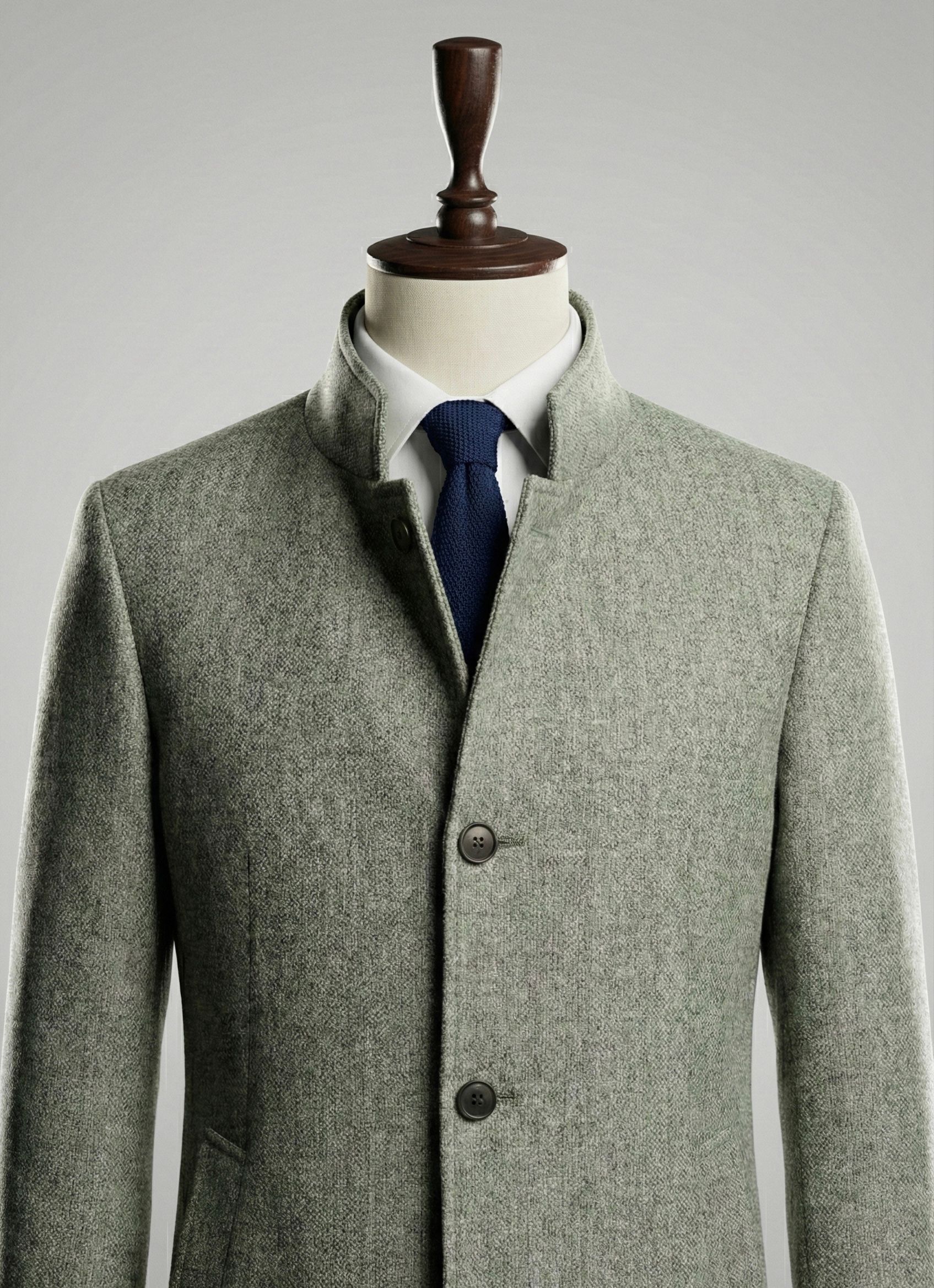 Светло-серое пальто “Ombré Rosse” - миниатюра 2