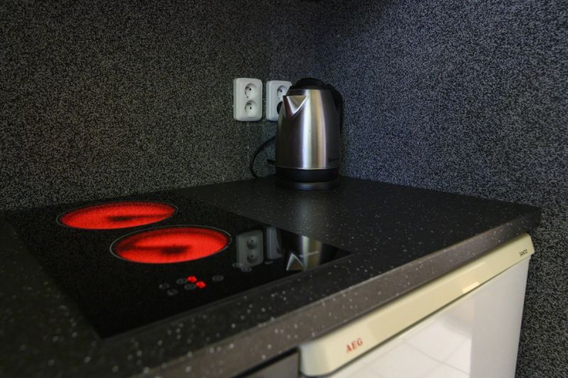 Hostel Seven kitchen area