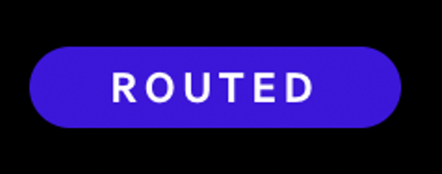 routed button