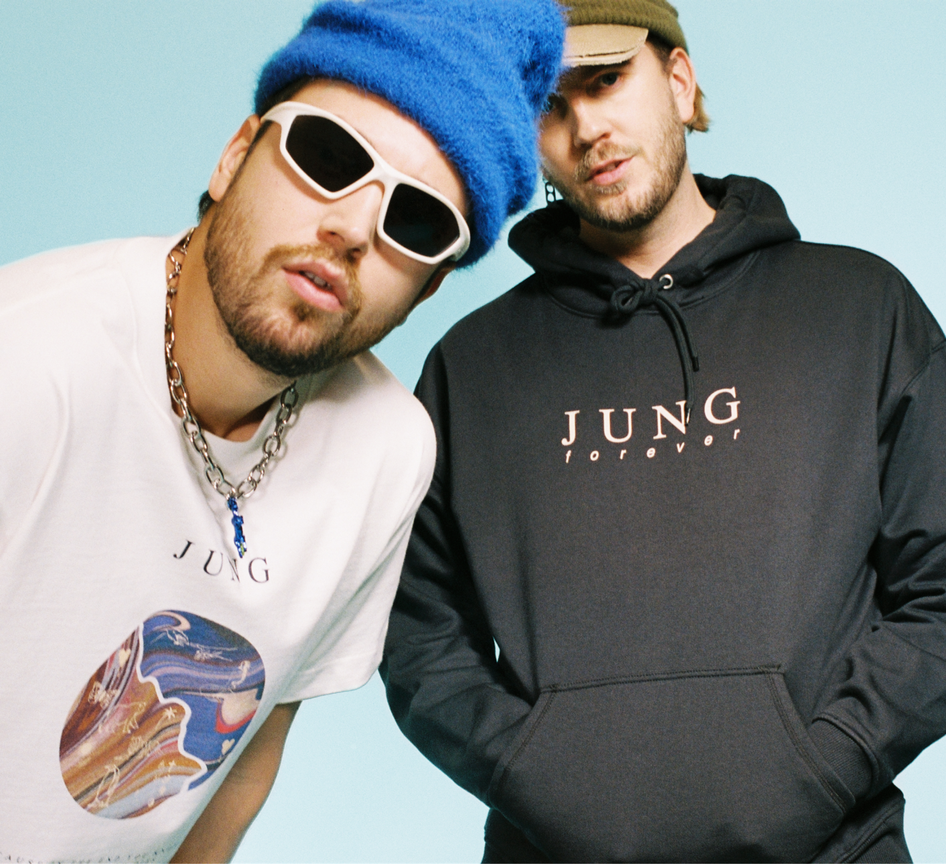 Artists Jung wearing Creator Studio merch garments