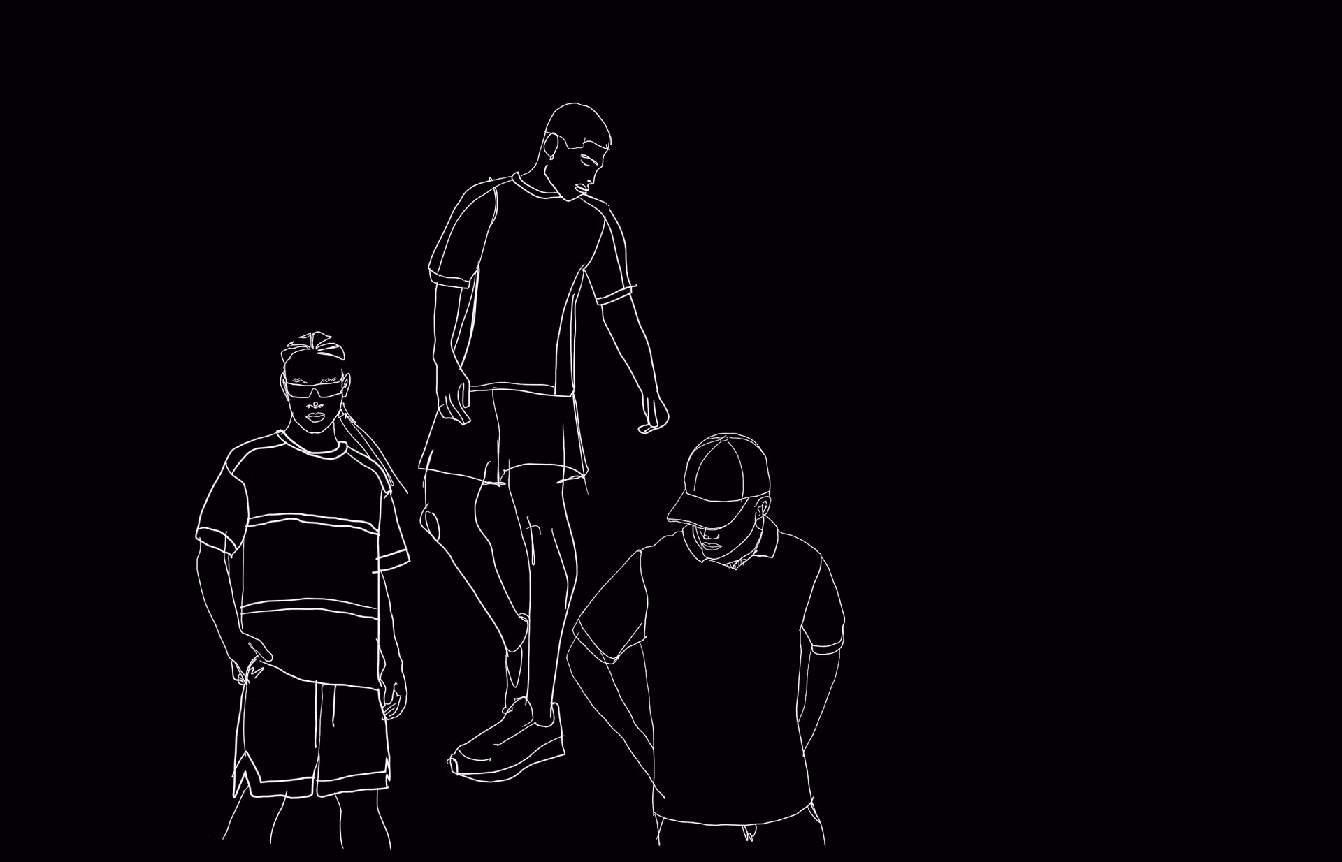 Some designer sketches for custom merch project