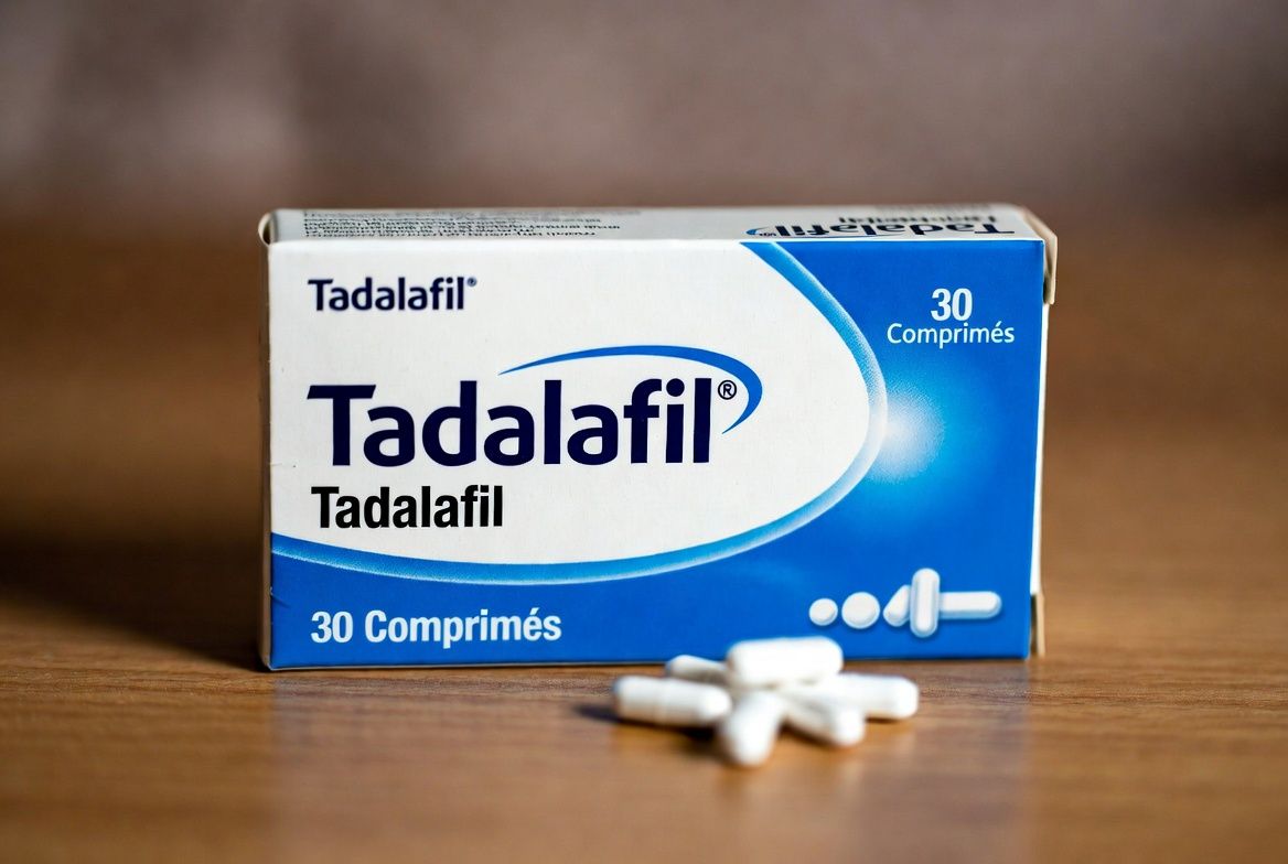 Boite de comprimés de tadalafil