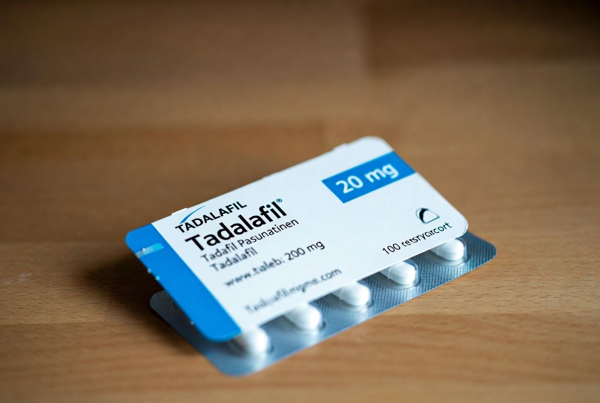 Boite de comprimés de Tadalafil