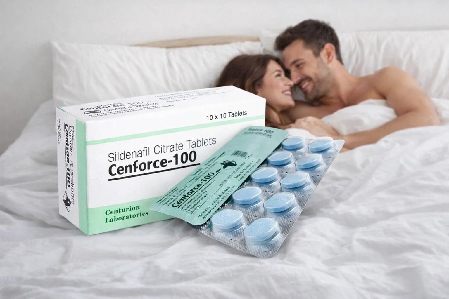 Comprimés de Cenforce 100 mg à base de sildénafil pour traiter les troubles érectiles Comprimés de Cenforce 100 mg à base de sildénafil pour traiter les troubles érectiles