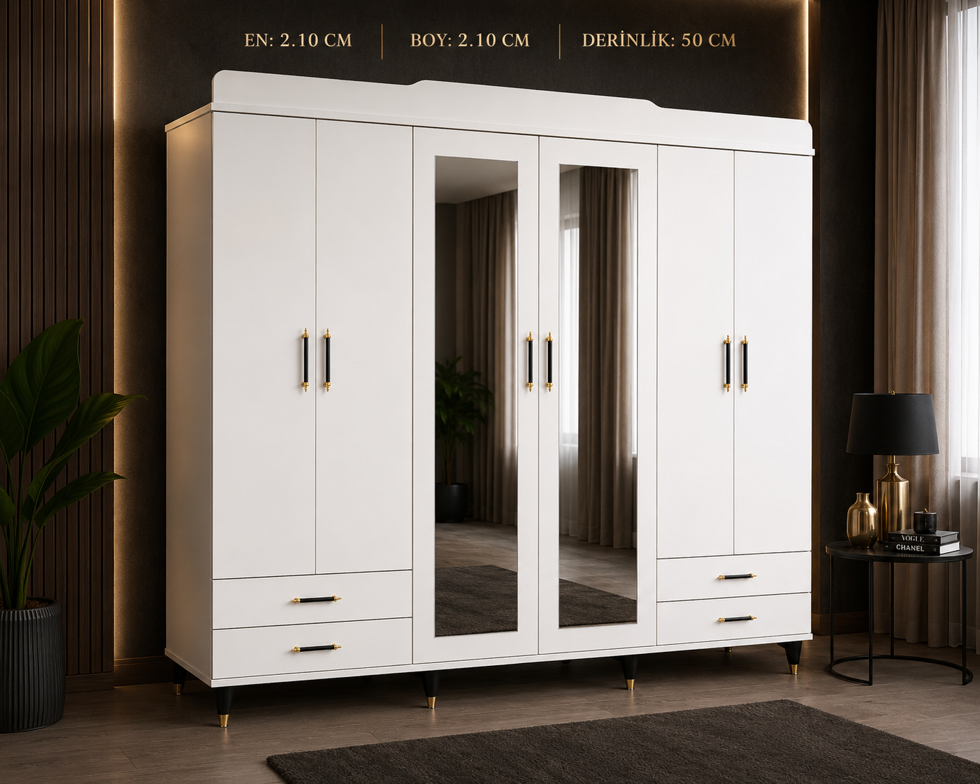 6'LI RETRO DOLAP