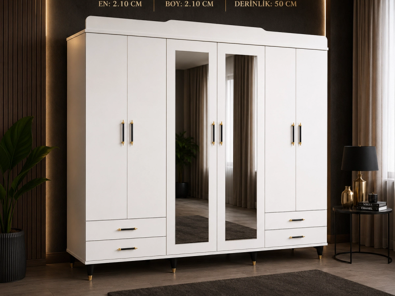 6'LI RETRO DOLAP