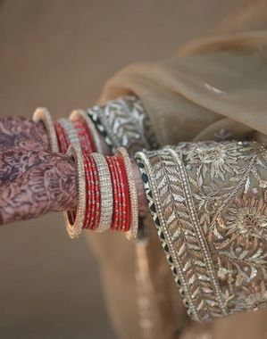 Champagne Gold Anand-Karaj Salwar Suit