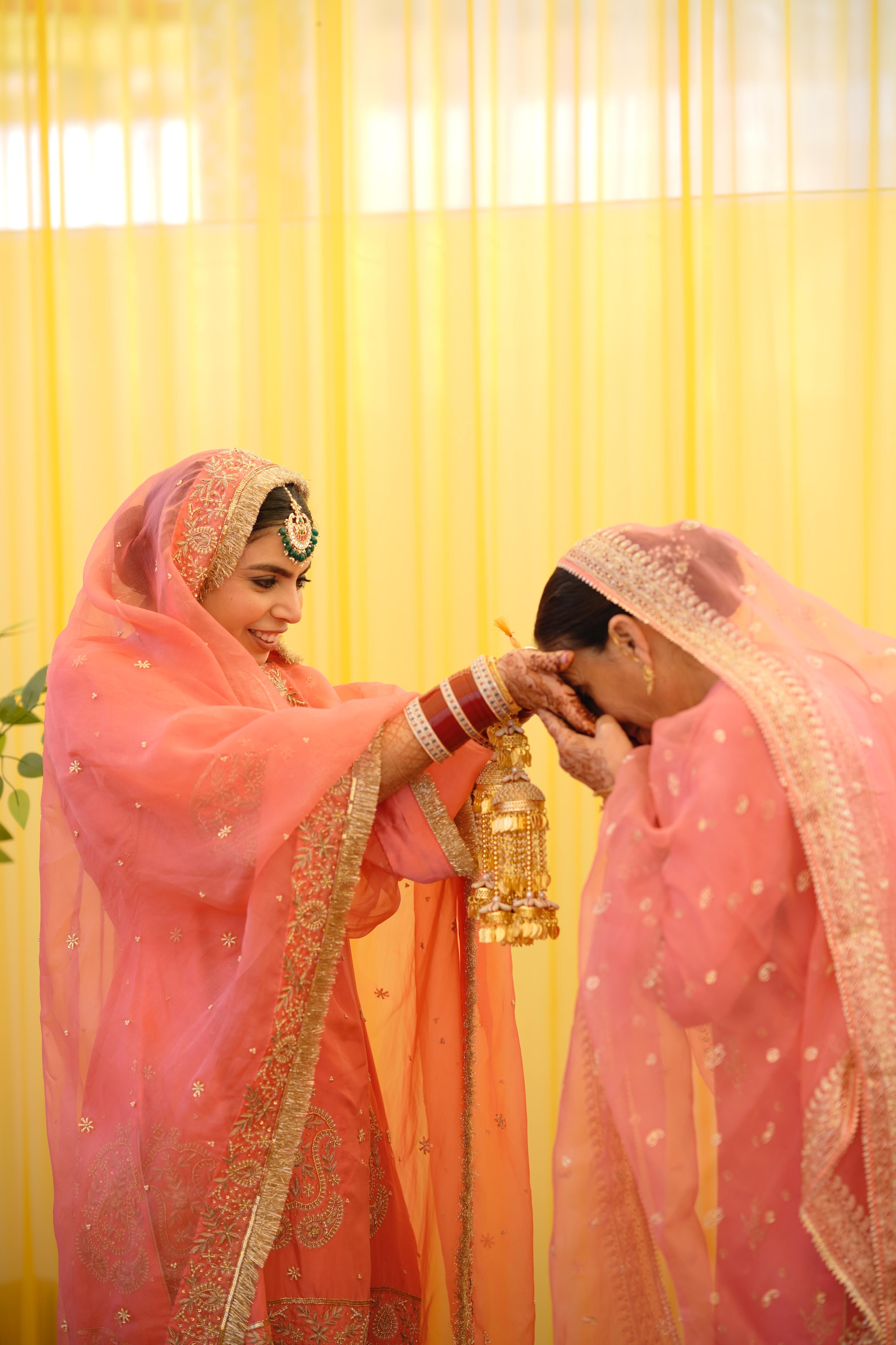 Pink Anand Karaj Salwar Suit