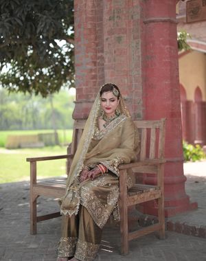 Champagne Gold Anand-Karaj Salwar Suit