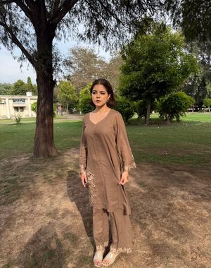 Mocha Taupe Pant Set