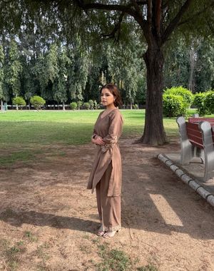 Mocha Taupe Pant Set