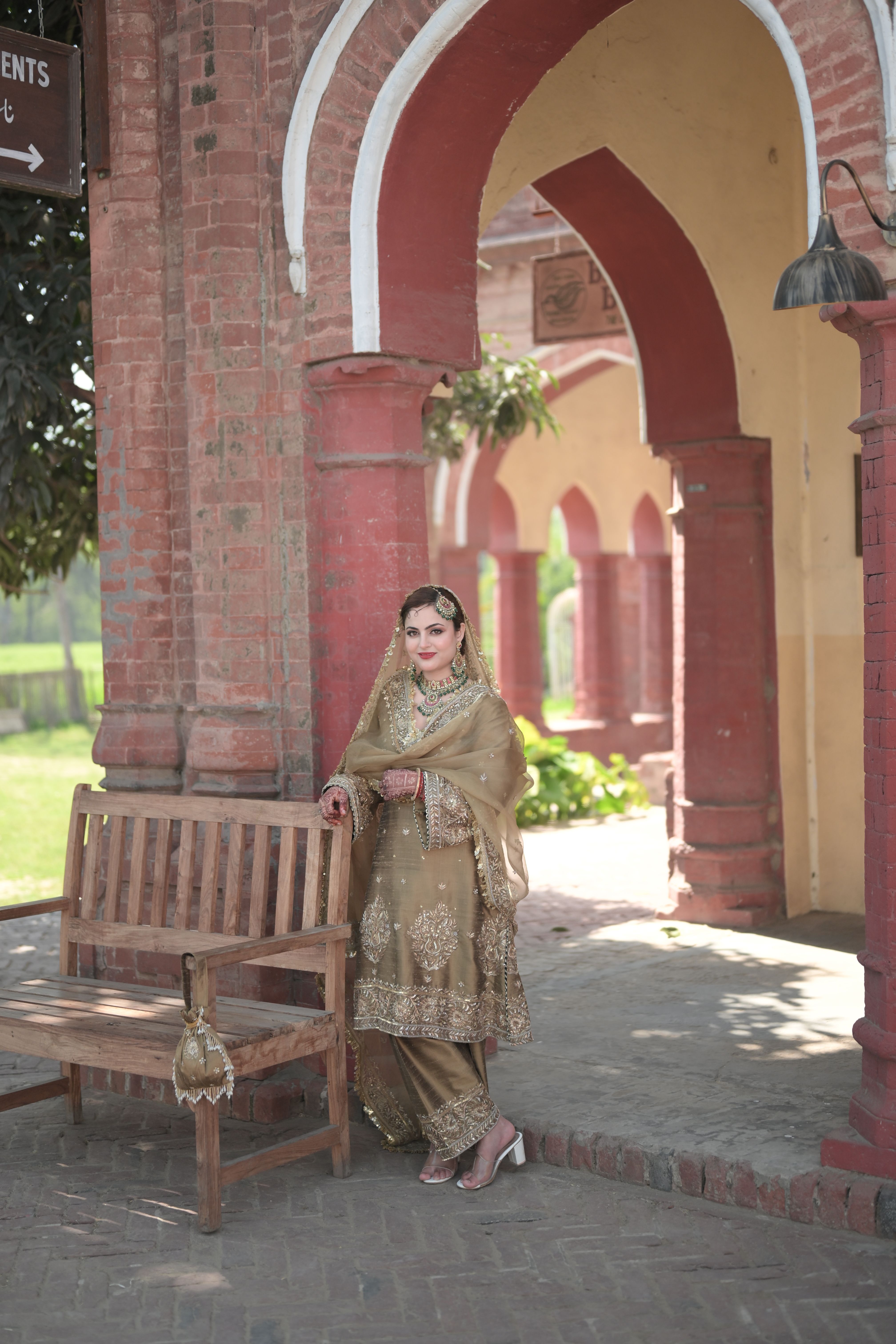 Champagne Gold Anand-Karaj Salwar Suit