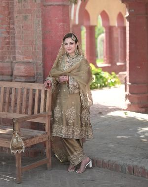 Champagne Gold Anand-Karaj Salwar Suit
