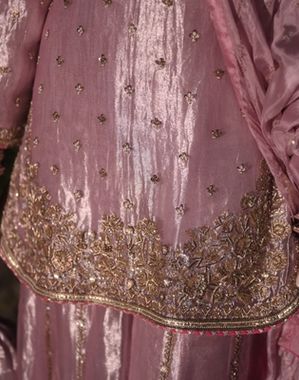 Misty Rose Sharara Set
