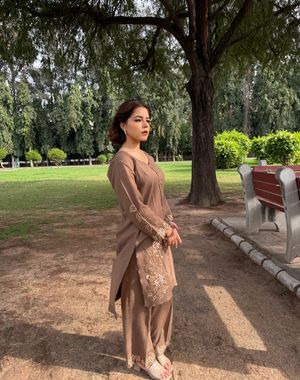 Mocha Taupe Pant Set