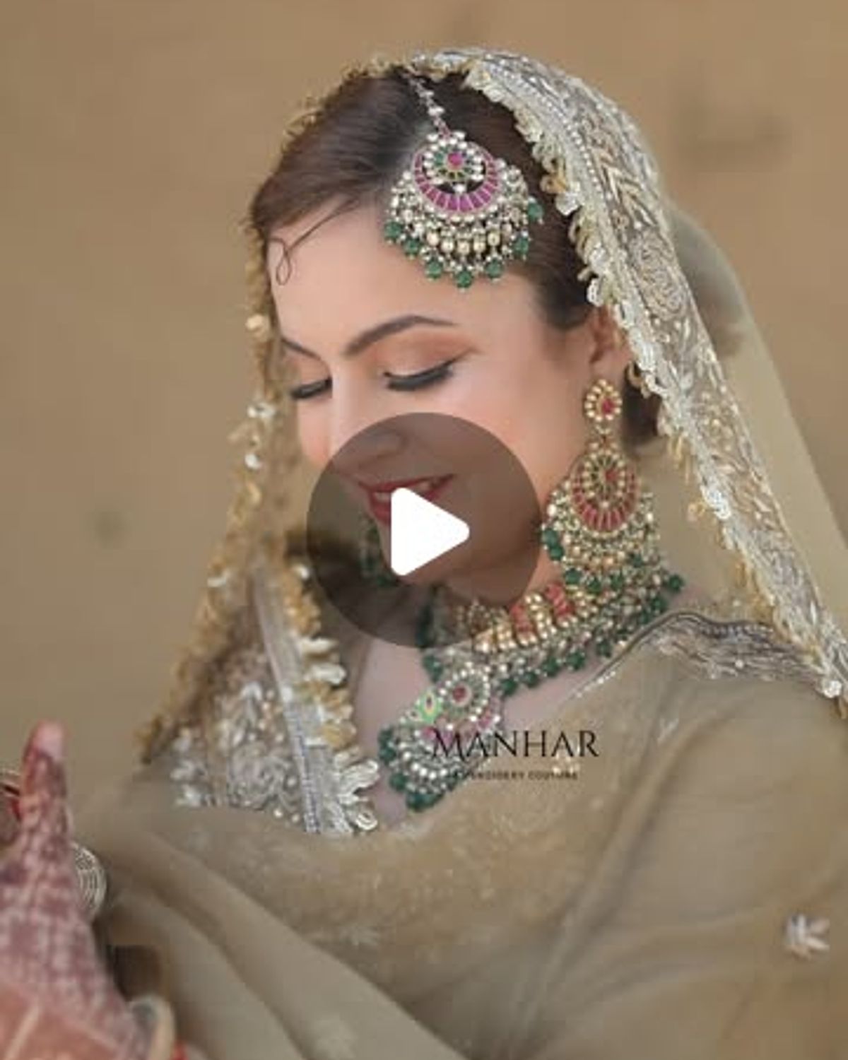 Champagne Gold Anand-Karaj Salwar Suit