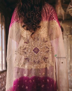 Gold and Wine Sharara