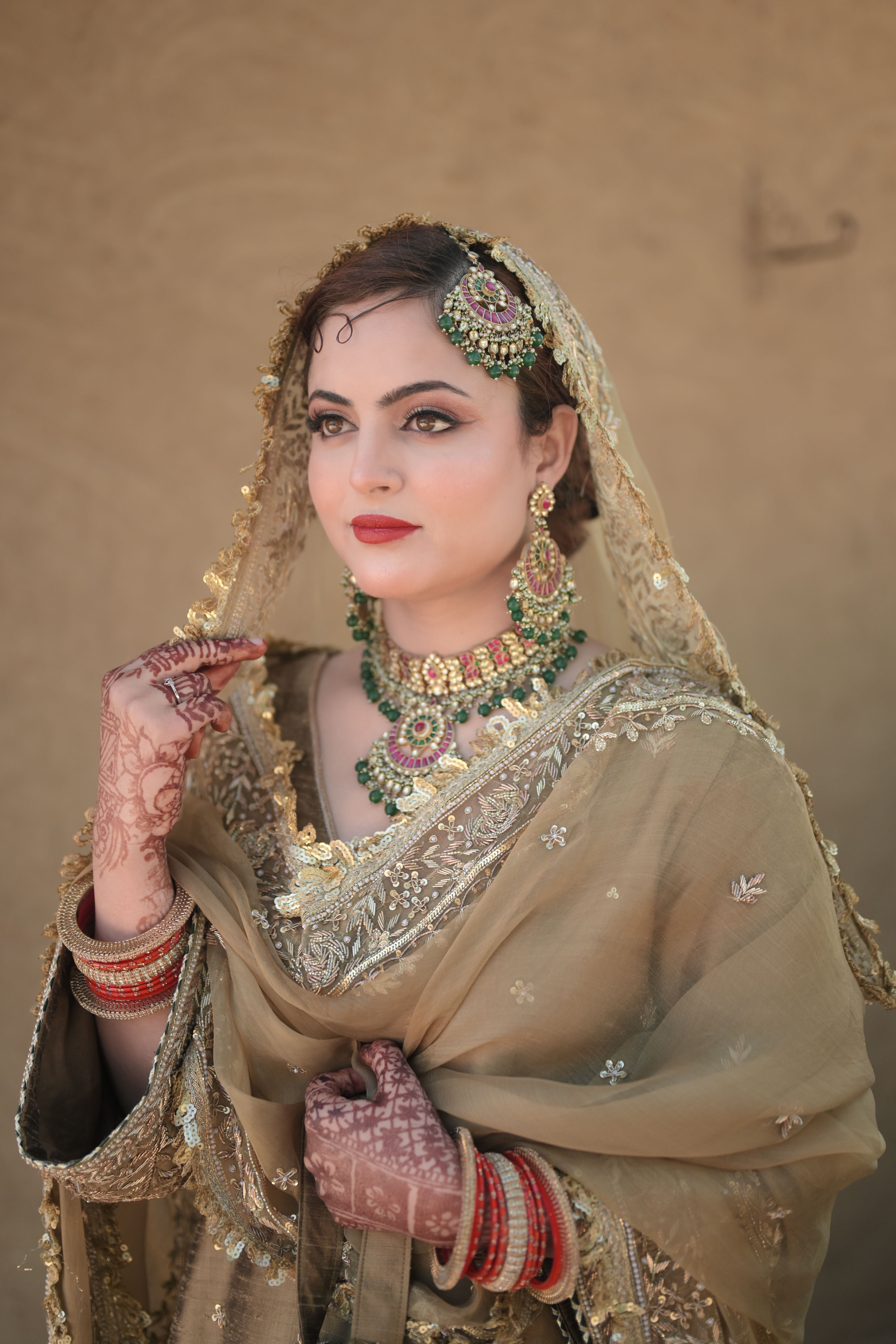 Champagne Gold Anand-Karaj Salwar Suit