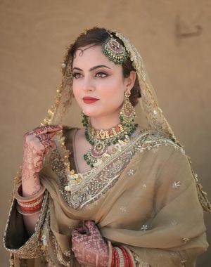 Champagne Gold Anand-Karaj Salwar Suit