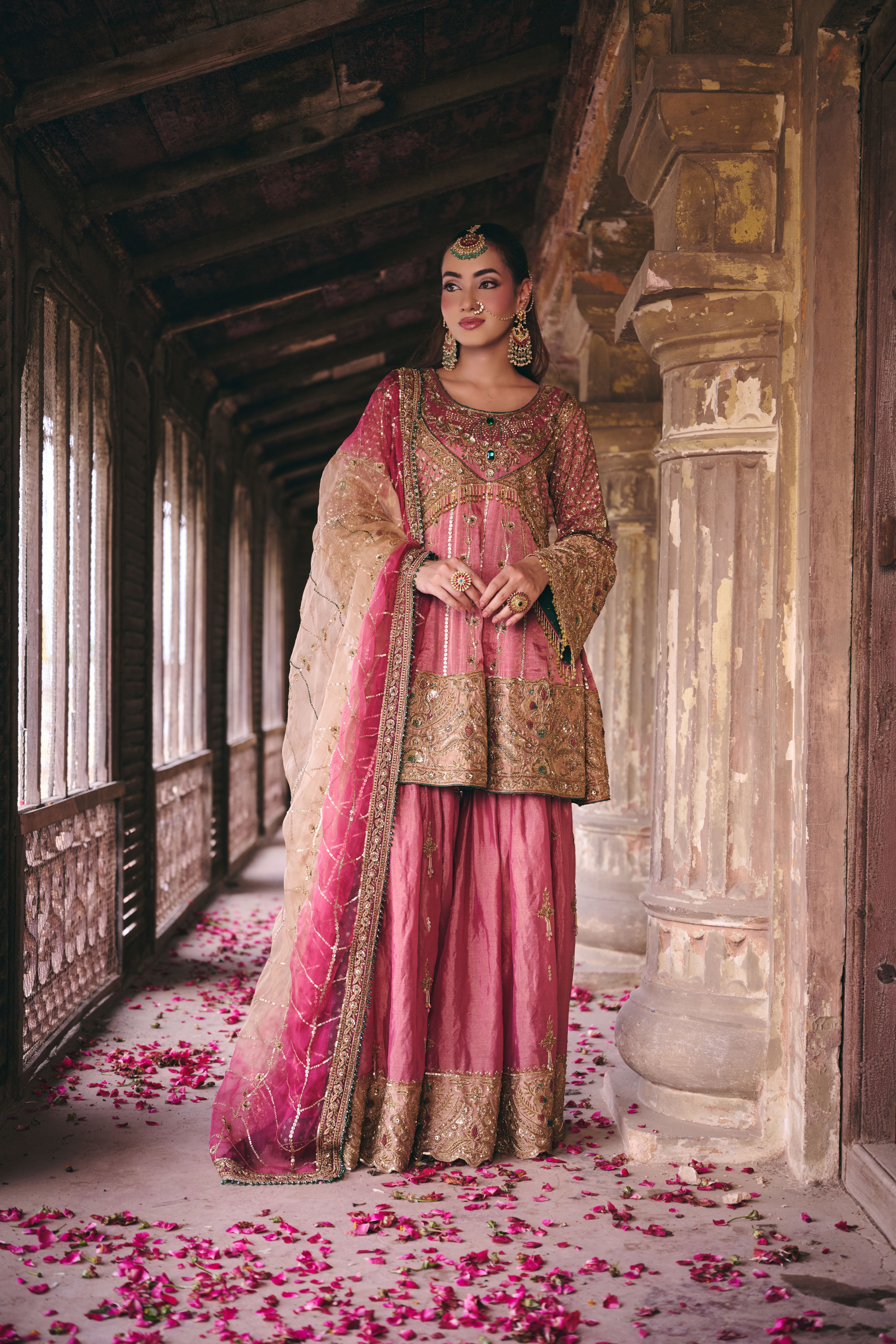 Rose Pink Gharara