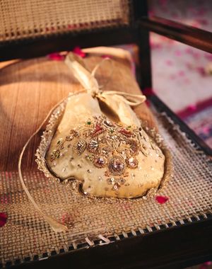 Gold and Green Gharara