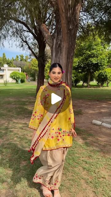 Marigold Gold Farshi Salwar