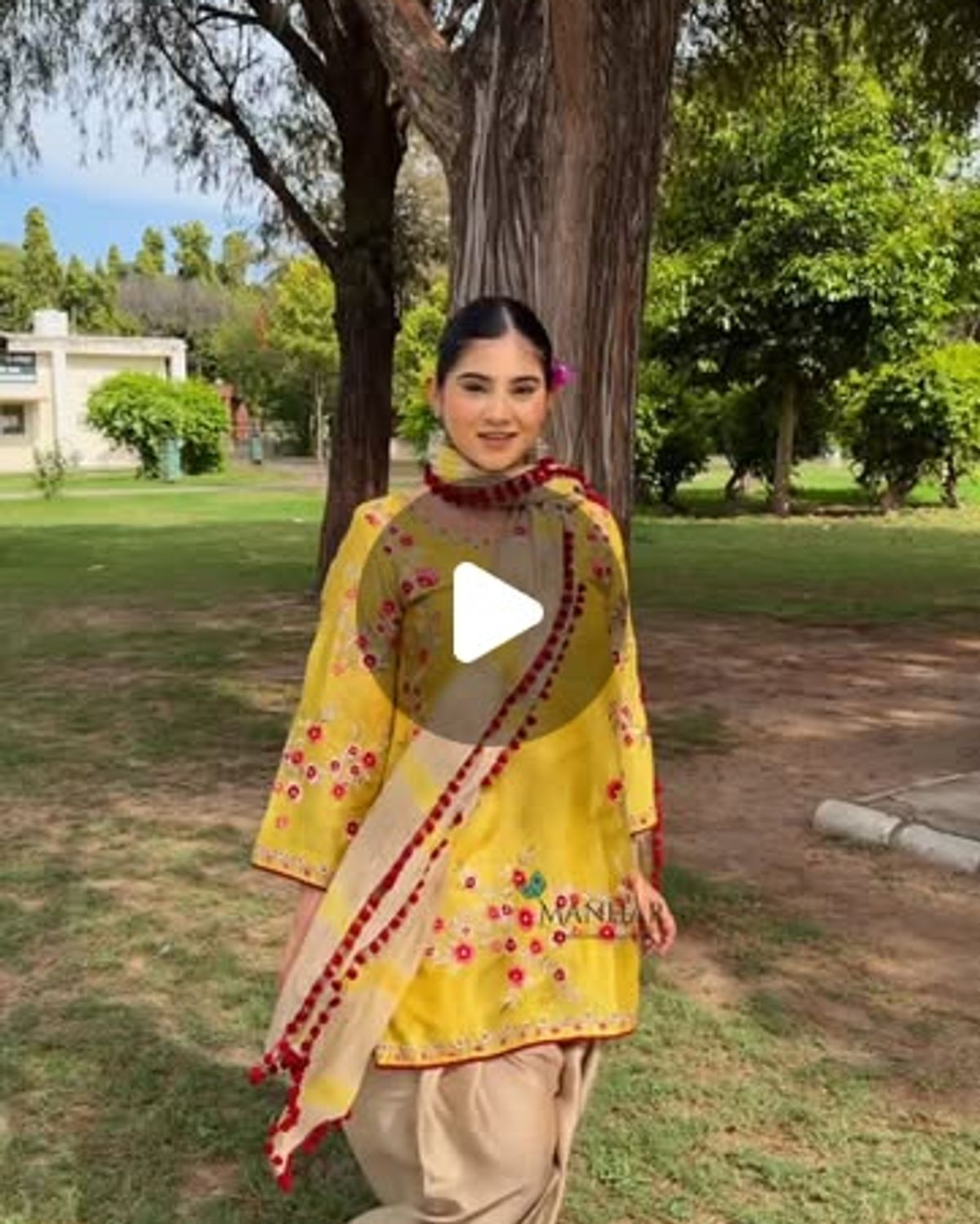Marigold Gold Farshi Salwar