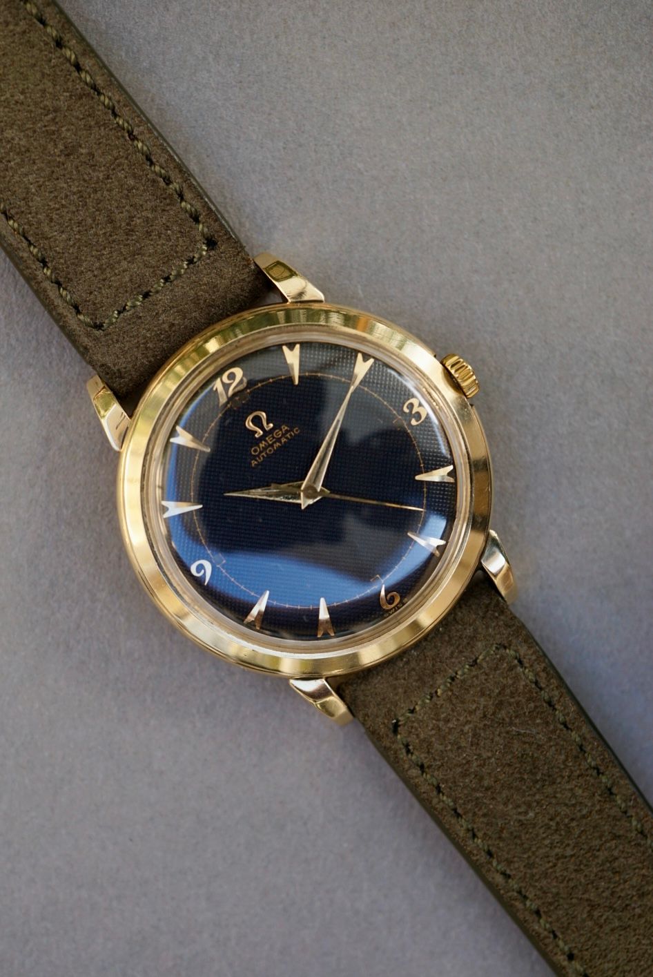Omega 14k Gold Honeycomb + Breguet G6232