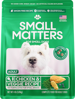 Chicken & Veggie Recipe Dry Dog Food Front of Pack