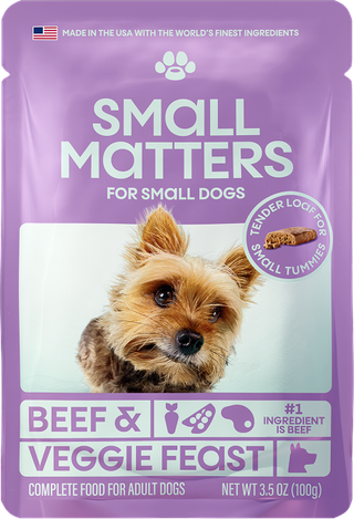 Front of pack beef and veggie feast