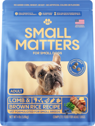 Lamb & Brown Rice Recipe Dry Dog Food Front of Pack