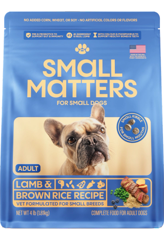 Lamb & Brown Rice Recipe Dry Dog Food Front of Pack