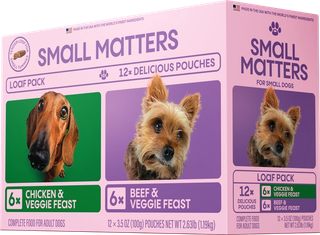 Loaf Variety Pack Wet Dog Food for Adult Dogs Side of Pack