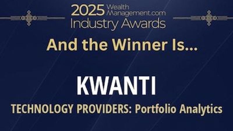 2025 WealthManagement.com Industry Awards And the Winner is Kwanti